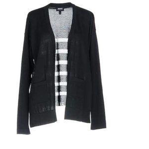 Armani Jeans Striped Knit Cardigan